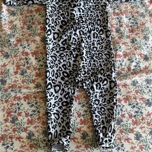 Leopard Print Kids One Piece